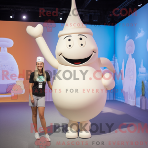 Mascot character of a Cream...