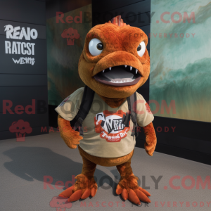 Maskot-karakter af en Rust...