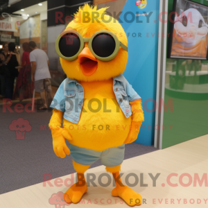Mascottefiguur van een...