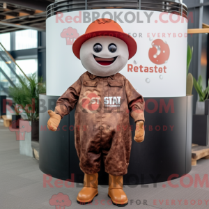 Mascot character of a Rust...