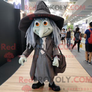 Mascot character of a Gray...
