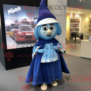 Mascot character of a Blue...