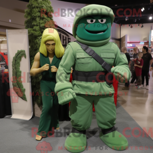 Mascot karakter van een...
