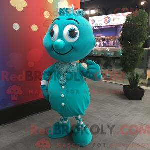 Mascottefiguur van een...