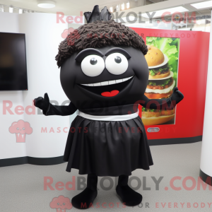 Mascot character of a Black...