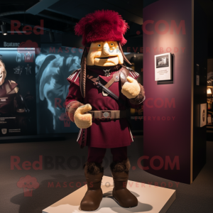 Maroon Soldier maskot...