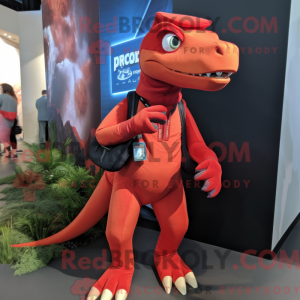Mascot character of a Red...