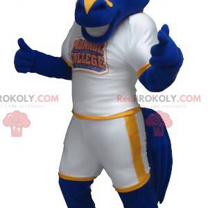 Blue and yellow horse mascot - Redbrokoly.com