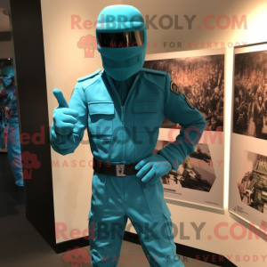 Mascot karakter van een...