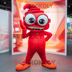 Mascot character of a Red...