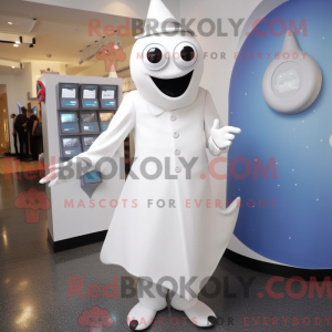 Mascot character of a White...