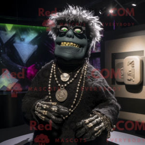 Mascot character of a Black...