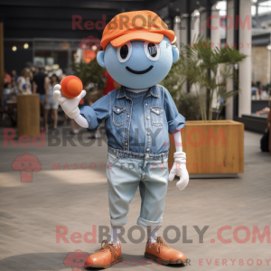 Mascottefiguur van een...