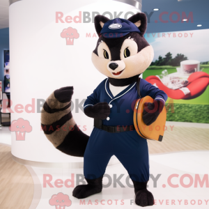 Mascot character of a Navy...