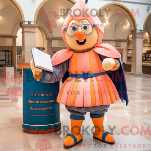 Mascot character of a Peach...