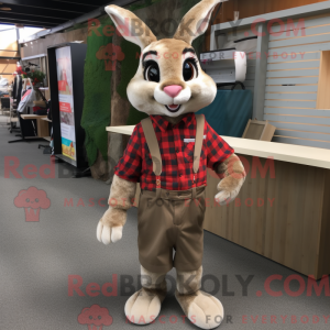 Mascottefiguur van een...