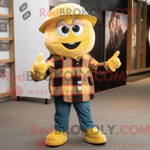 Mascottefiguur van een...