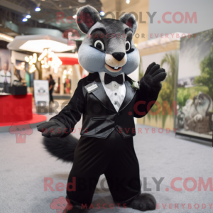 Mascot character of a Black...