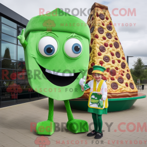 Mascot character of a Green...