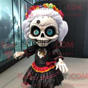 Mascot character of a Skull...