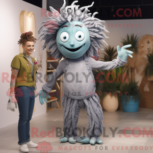 Mascot character of a Gray...
