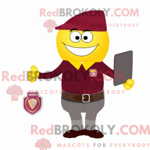 Mascot karakter van een...
