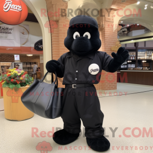 Mascot character of a Black...