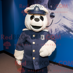 Mascot character of a Navy...