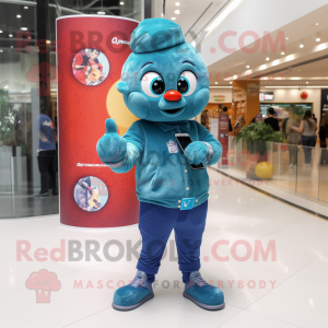 Teal Juggle mascotte...