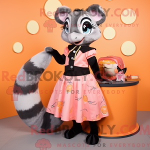 Mascot character of a Peach...