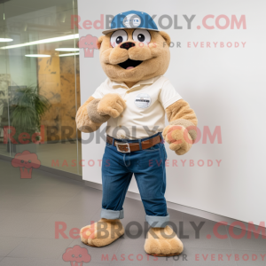 Mascot karakter van een...