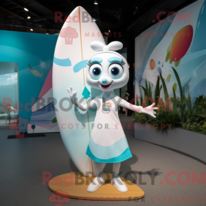 Mascot character of a White...