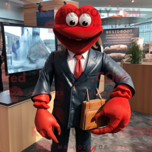 Mascot character of a Red...