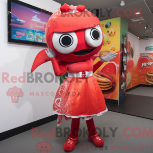 Mascot character of a Red...