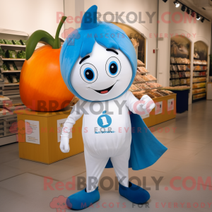 Mascot character of a Blue...