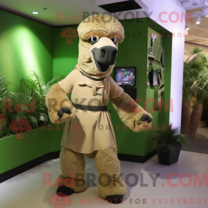 Mascot character of a Olive...