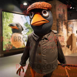 Maskotkarakter af en Rust...