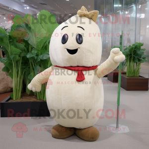 Cream reddik maskot drakt...