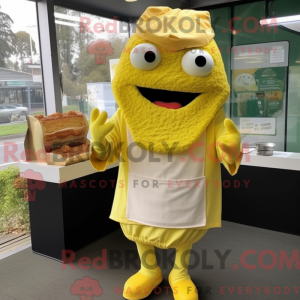 Mascot character of a Lemon...