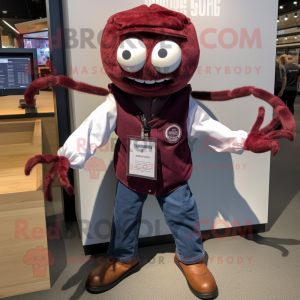 Maroon Spider mascotte...