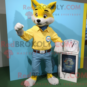 Mascottekarakter van een...
