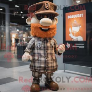 Mascot character of a Rust...