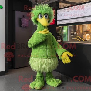Mascot character of a Lime...