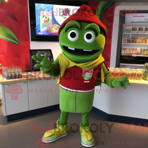 Mascot character of a Lime...