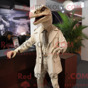 Mascottefiguur van een...