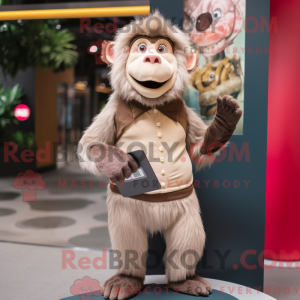 Mascottefiguur van een...