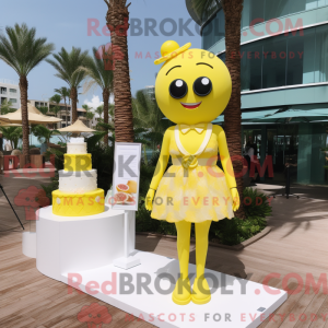Mascottefiguur van een...