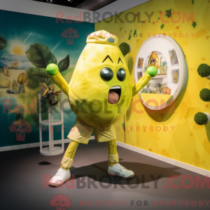 Mascot character of a Lemon...