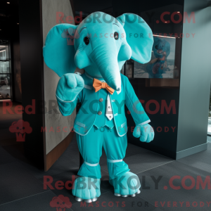 Mascot karakter van een...