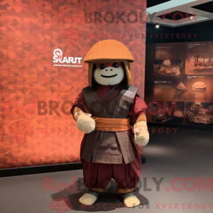 Mascot character of a Rust...
